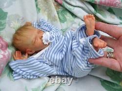 Reborn baby Mini Yawn MINI BABY BOY 10 1lb6 Winters JosyNN Josy Newborn Nursery