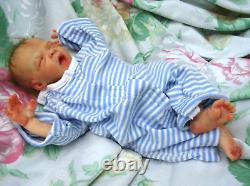 Reborn baby Mini Yawn MINI BABY BOY 10 1lb6 Winters JosyNN Josy Newborn Nursery