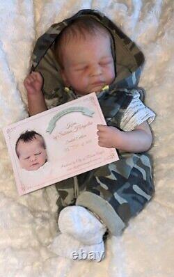 Reborn baby boy Kovu by Sabrina Hergarten. Little Blossoms Nursery