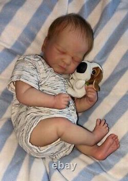 Reborn baby boy Kovu by Sabrina Hergarten. Little Blossoms Nursery