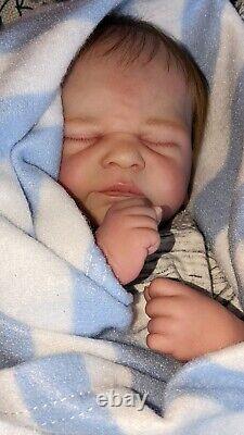 Reborn baby boy Kovu by Sabrina Hergarten. Little Blossoms Nursery