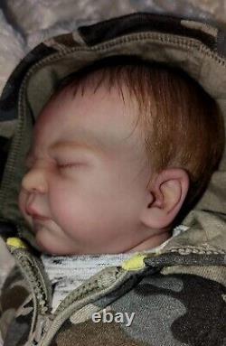 Reborn baby boy Kovu by Sabrina Hergarten. Little Blossoms Nursery