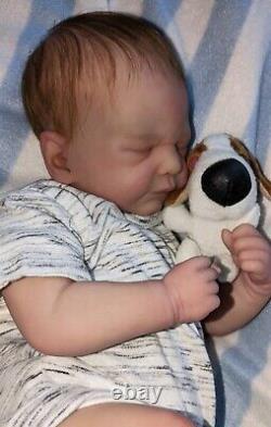 Reborn baby boy Kovu by Sabrina Hergarten. Little Blossoms Nursery