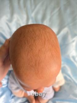 Reborn baby boy doll, Crier By Donna Rubert. Super Rare