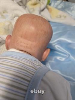 Reborn baby boy doll, Crier By Donna Rubert. Super Rare