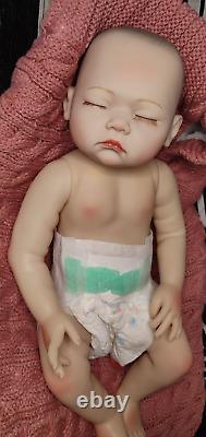 Reborn baby doll 19 Inch Realistic Newborn Baby Girl Reborn Lifelike Full Body