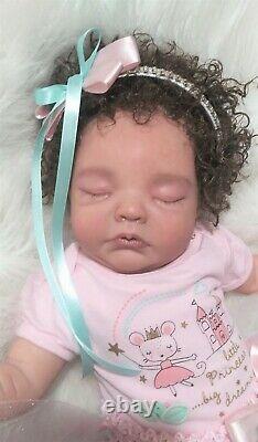 Reborn baby doll Avery 20 AA multiracial, Ready to go home