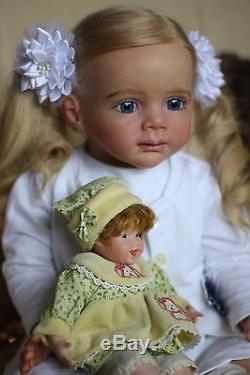 Reborn baby doll Fridolin by Karola Wegerich. Todler, girl. Original