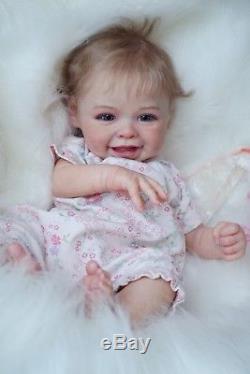 Reborn baby doll Harper(rare long sold out by Andrea Arcello)