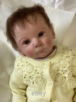 Reborn baby doll Lily, from Gudren Legler limited edition kit Mathis