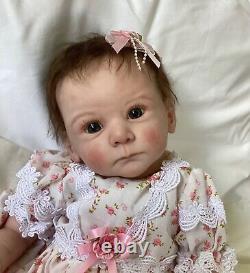 Reborn baby doll Lily, from Gudren Legler limited edition kit Mathis