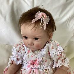 Reborn baby doll Lily, from Gudren Legler limited edition kit Mathis