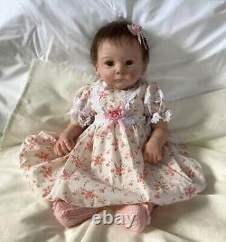 Reborn baby doll Lily, from Gudren Legler limited edition kit Mathis