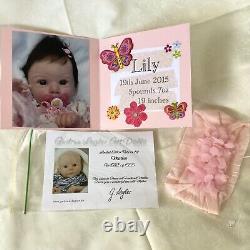 Reborn baby doll Lily, from Gudren Legler limited edition kit Mathis