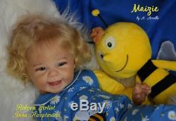 Reborn baby doll Maizie by A. Arcello, limited, exlusive