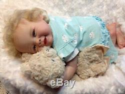 Reborn baby doll Vivienne by Sandy Faber 20 5 lbOrange Blossom Nursery