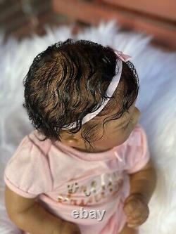 Reborn baby doll ana biracial baby super cute