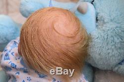 Reborn baby doll boy Max by Linde Scherer hand painted 20