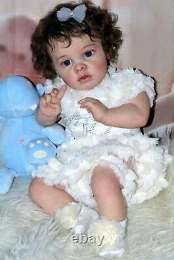 Reborn baby dolls Betty made from Limited sold out kit Benjamin by Natali Blick