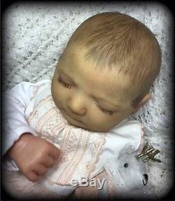 Reborn baby dolls, Luli By Adrie Stoete, Custom Order Only, reborn Asian Baby