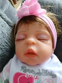 Reborn baby dolls full body silicone girl