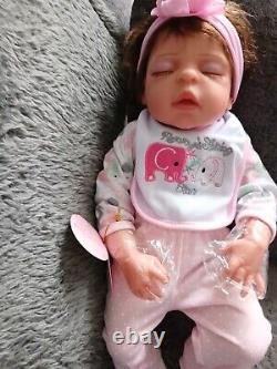 Reborn baby dolls full body silicone girl