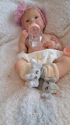 Reborn baby dolls full body soft silicone girl