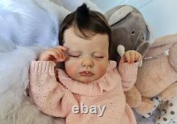 Reborn baby girl Beautiful hand painted and rooted realistic doll