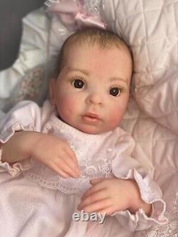 Reborn baby girl Charla by Vahni Gowing READY NOW