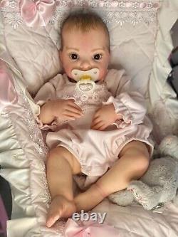 Reborn baby girl Charla by Vahni Gowing READY NOW