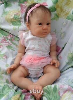 Reborn baby girl HUXLEY 22 3-6m Arcello JosyNN Ltd Ed COA Josy Newborn Nursery