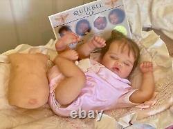 Reborn baby girl Quinbee by Vahni Gowing READY NOW