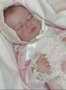 Reborn baby girl, Silicone, Loulou Doll, High Quality, Handpainted, Lifelike