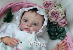Reborn baby girl by doll kit Tony(skulpt Gudrun Legler)