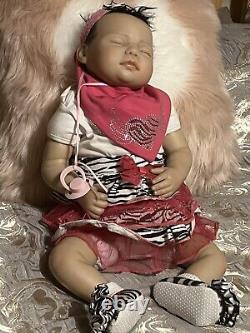 Reborn baby girl doll