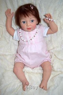 Reborn baby girl doll Amelia kit Aaron by Linde Scherer 21