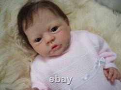 Reborn baby girl doll Evi by TriniBabies please read postage details