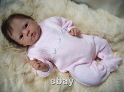 Reborn baby girl doll Evi by TriniBabies please read postage details