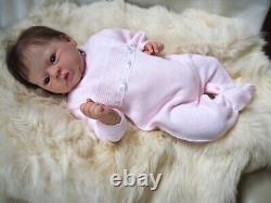 Reborn baby girl doll Evi by TriniBabies please read postage details