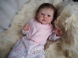 Reborn baby girl doll Evi by TriniBabies please read postage details