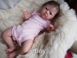 Reborn baby girl doll Evi by TriniBabies please read postage details