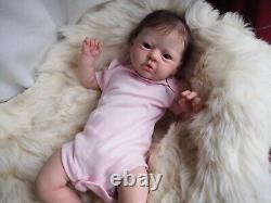 Reborn baby girl doll Evi by TriniBabies please read postage details