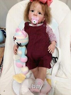 Reborn baby girl doll toddler Sandie