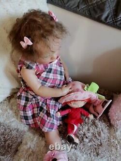 Reborn baby girl doll toddler Sandie