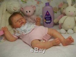 Reborn baby girl dollROMILLYCassie BracePeek-A-Boo Nursery Janet Henderson