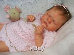 Reborn baby girl dollROMILLYCassie BracePeek-A-Boo Nursery Janet Henderson