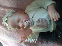 Reborn baby girl from Rebekah by Bountiful Babies with coa