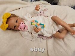 Reborn baby preemie doll 18inc