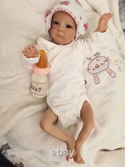 Reborn baby preemie doll 18inc