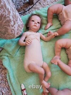 Reborn baby preemie doll 18inc
